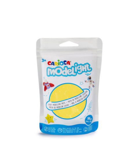 Plastilină moale Carioca 50 g galbenă